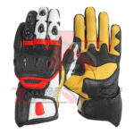 Motorbike Racing Leather Gloves
