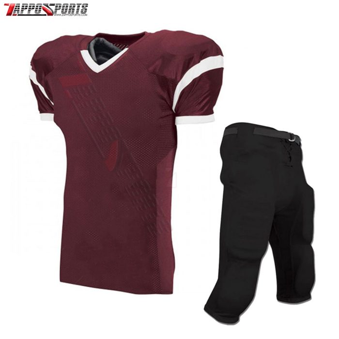 Contrast Color American Football Uniform